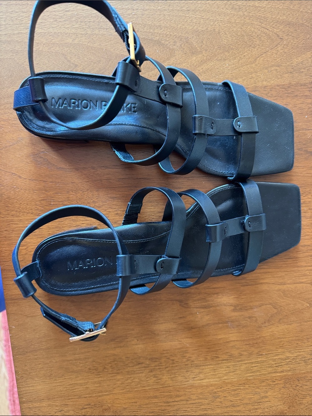 Marion Parke Charlie Flat -Black. Sz 40 / 9.5 or 10